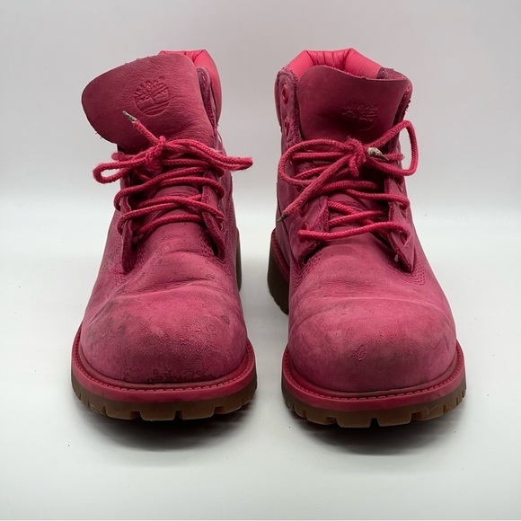 Timberland Pink Hiking Boots - Picture 2 of 12